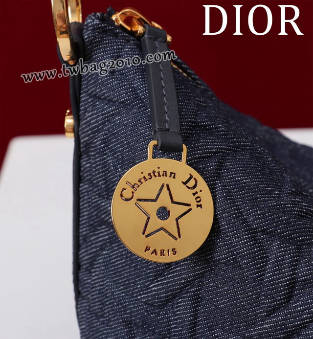Dior专柜新款迪奥顶级原单Diorstar Hobo链条手袋肩背女包 djfk1047